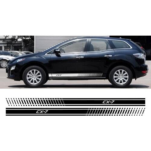 Car Sticker For Mazda CX7 CX-7 Exterior Auto Side Stripe DIY Decal Car Tuning Accessories