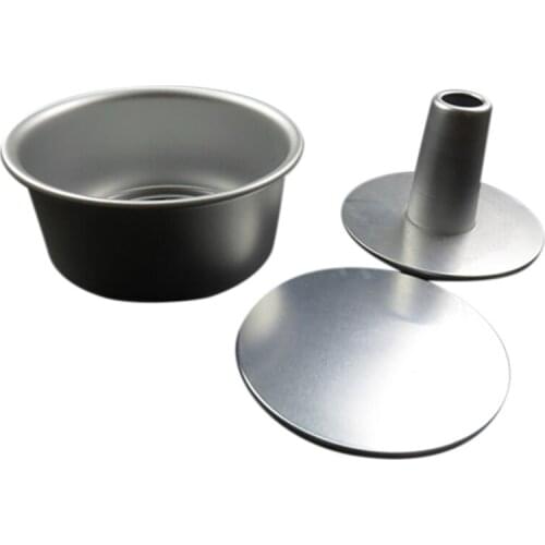 New Arrival 6" Aluminum Alloy Round Cake Baking Tray Mold Angel Food Cake Pan Cheesecake Mould