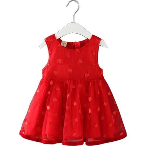3 4 5 6 7 8 9 Years Old Girls Dresses Summer Kids Elegant Princess Dress Sleeveless Vacation Sweet Sundress Childrens Clothes