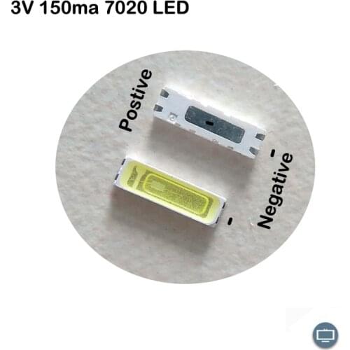 3V 6V 150ma LED 7020 For TV Backlight Repair Shipping ViaAir Mail