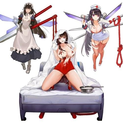 Three Ratels CA35 Scissors Liz Last Origin sticker For bike laptop Waterproof Car Accessories wall sticker decals