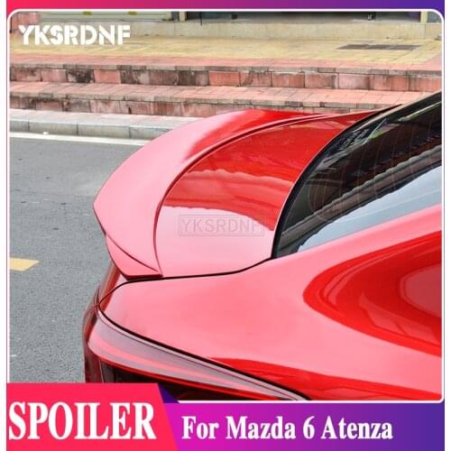 YKSRDNF For Mazda 6 Atenza Car Accessories 2014 2015 2016 2017 Auto Tail Wing Decoration ABS Plastic Car Rear Trunk Spoiler