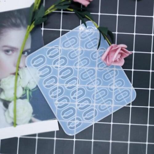 1PCS transparent silicone mold with hole earrings pendant irregular pendant mold DIY jewelry mold epoxy resin jewelry mold