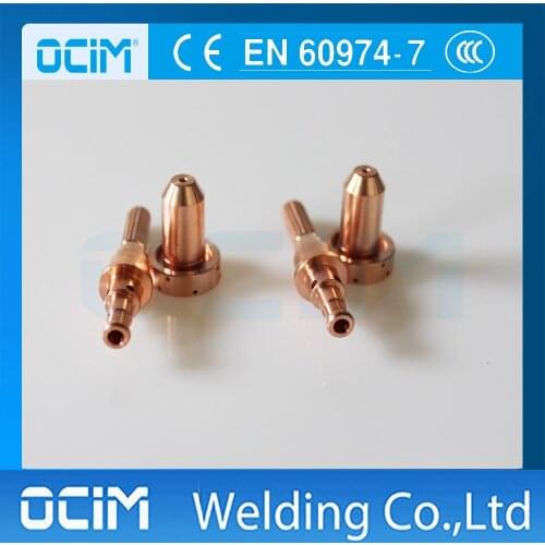10PCS 9-8215 Electrode and 9-8212 Nozzle Plasma Cutting Consumables Fit SL60 SL100