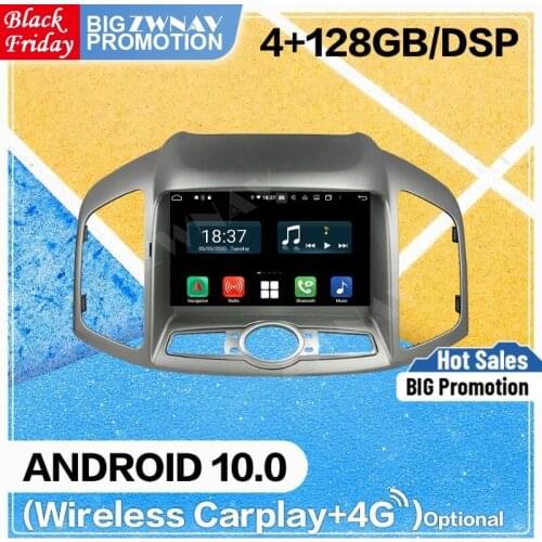 128G Carplay Android 10 screen Car DVD Player for Chevrolet capative 2012-2015 2016 BT GPS Navi car Auto Audio Stereo Head unit