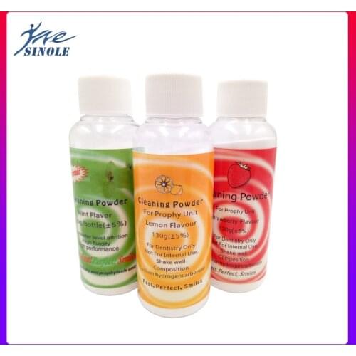 130g Teeth Whitening Essence Dental Cleaning Powder Air Jet Flow Polishing Stain Removal Mint Lemon Flavor Teeth Whitening Essen