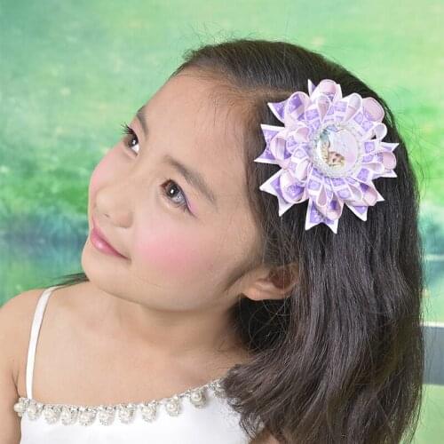 Hand customize hair accessories free shipping 20pcs sweet stytle BLESSING Good Girl Modern New Style Birds Nest Hair BowClip