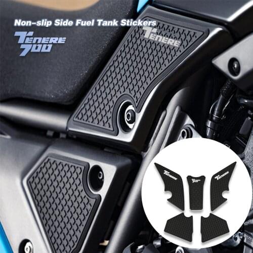 2021 NEW Tenere700 Motorcycle Non-slip Side Fuel Tank Stickers Waterproof Pad Rubber Sticker FOR YAMAHA Tenere 700 T700 XTZ 700