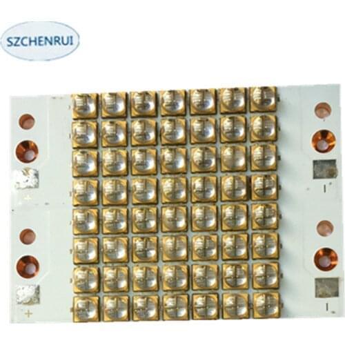 6565 UV LED 448 Watts High-Power Violet 365nm 370nm 380nm 385nm 395nm 400nm 405nm 60*85*3mm Board