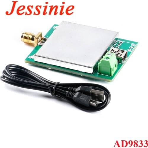 AD9833 DDS Signal Generator Controllable Gain Amplifier Module Frequency Square Wave Sine Wave Triangle Wave Serial Port Control