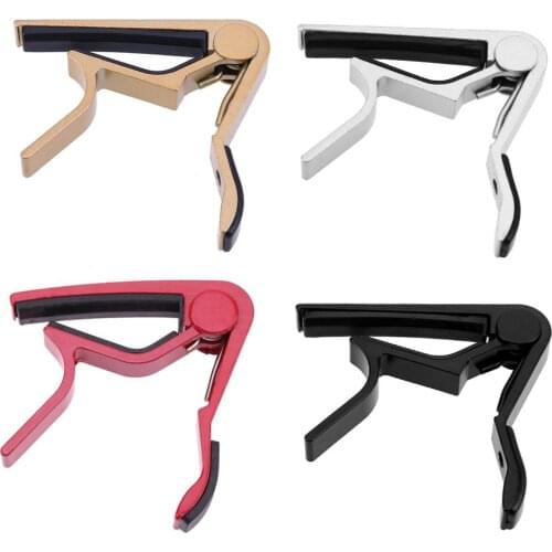 Guitar Accessories Aluminum Alloy Guitar Tuner Clamp Professional Key Trigger Capo for Acoustic Electric Musical Instruments