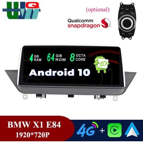 Soundgo 10.25" Qualcomm 4G 64G 1920*720P 2 Din Android 10 Car Multimedia for BMW X1 E84 2009-2015 4G 64G Carplay Android Auto 4G