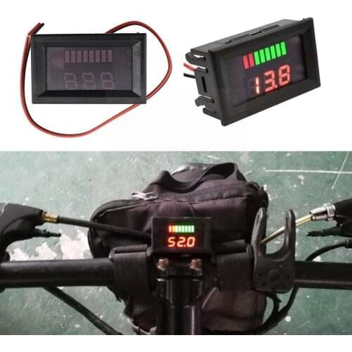 Electric Vehicle Fuel Gauge Battery Lithium Battery 36V 12V Gauge 48V Fuel 24V 60V 72V Universal D2G3
