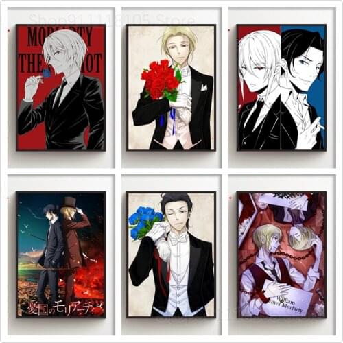 5D Diamond Painting "Moriarty Concerning The Country" Japanese Anime DIY Diamond Embroidery Cross Stitch Hand Mosaic Room Decor