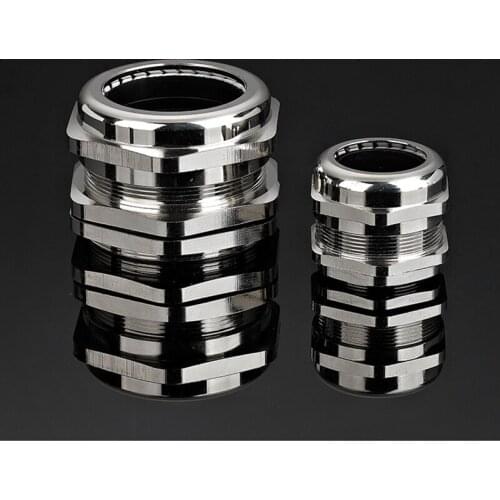 Metric M48 - M100 approximately brass nickel plated metal cable waterproof joint sealing glen head cable fixed head