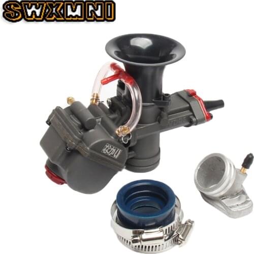 YD28 Motorcycle Carburetor Yoshimura YD-MJN28 Dual Stack Carburetor Power Up Kit For Honda Monkey ATV Quad Go Kart