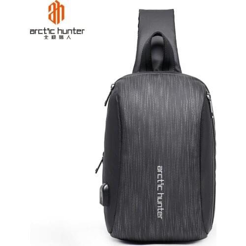 New Style Mens Chest Pack Shoulder Bag Large Capacity Multi-functional Fashion Korean-style-Cool Bag