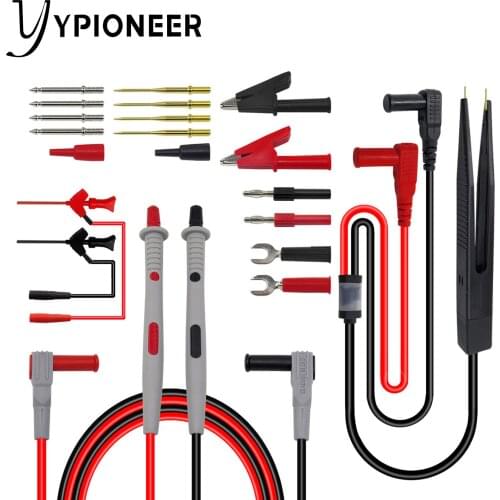 Cleqee Multimeter probe probes replaceable needles test leads kits probes for digital multimeter cable feeler for multimeter