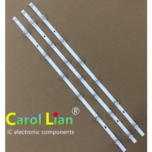 Novo Kit) 3 pçs/set 6/7 CONDUZIU a tira conduzida luz de fundo de Substituição para LG TV 32LN540FD 32LN550FD Innotek POLA2.0 3