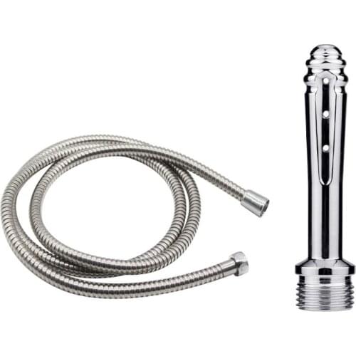 Enema Cleaning Butt Plug Flusher Shower Cleaner Colonic Douche System Stainless Steel Insert Washing Personal Tools