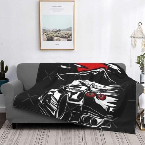 Nissan Gt-R Nismo Haruna Throw Blanket Double Bed Blankets Gown Comforters For Beds Kawaii Blanket Blanket Fluffly