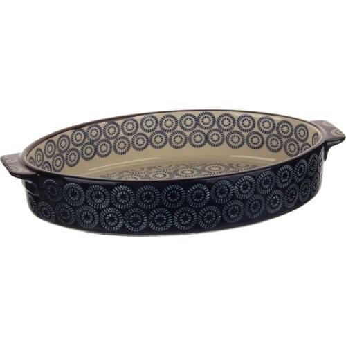 Aryıldız Orient Sd Medium Size Oval Navy Ovenware