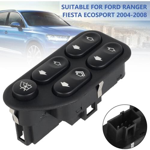 7S6514529AA Power Master Window Control Switch For Ford Ranger Fiesta Ecosport 2004-2008 Replacement Push Button Switch