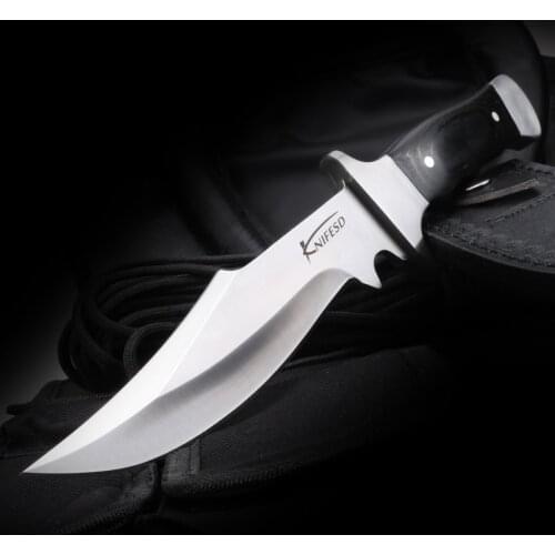 Outdoor camping blade fruit knife hunting knife artisan fishing knife mountaineering diving knife
