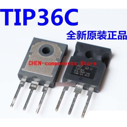 5pcs TIP36C straight Insert TO-247 High-power transistor