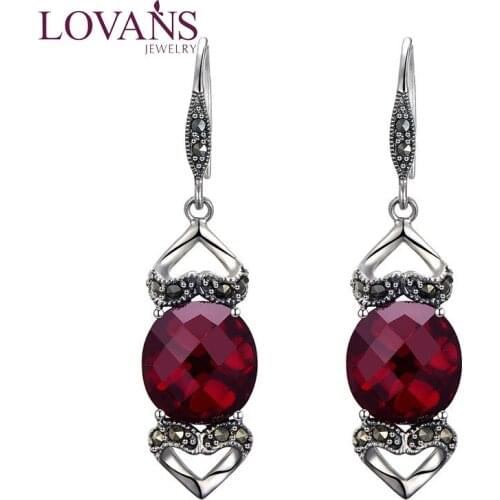 LOVANS Women Earrings Silver Hoop Earrings Hypoallergenic Drop Dangle Piercing Jewellery For Wedding Engagement