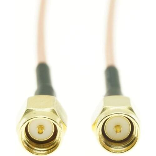 SMA Male To SMA male connector Plug Crimp Jumper Pigtail Coax FPV RG316 Cable