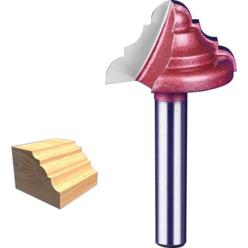 1pcs 6*26mm Chest/Door Engraving Machine Milling Knife,Wood Cutter Router ogee bits 3D Lace Woodworking milling cutter NO:4040