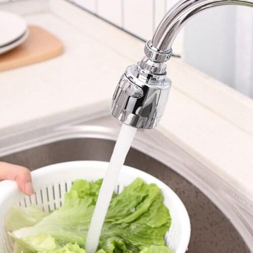 2 Modes 360 Rotatable Faucet Aerator Bubbler Anti-splash High Pressure Faucet Extender Water Saving Tap for Bathroom Kitchen