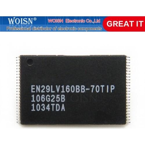 2pcs/lot EN29LV160BB-70TIP EN29LV160BB-70 EN29LV160BT-70TIP EN29LV160BT EN29LV160BB EN29LV160 TSOP-48 In Stock