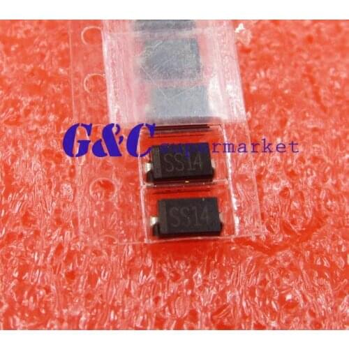 50PCS 1N5819 SS14 40V 1A Schottky Rectifier Diode SMA DO214AC SMD diy electronics