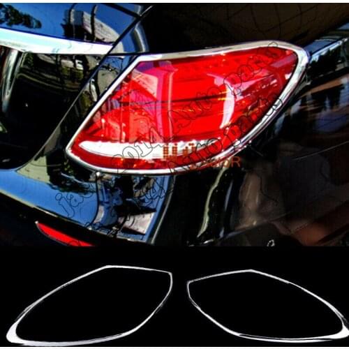 ABS Chrome Rear Lamp Surrounds Cover Trim for Mercedes Benz E Class W213 2016 2017 2018