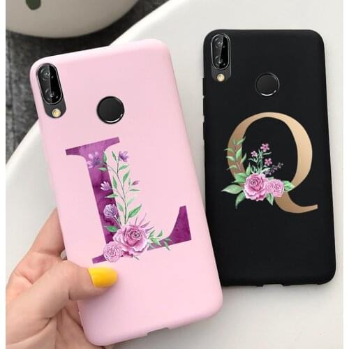 P20Lite Case Cute Letters Phone Shell For Huawei P20 Lite ANE-LX2 Case 5.84'' Soft Silicone Back Cover For Huawei P20 Lite Cases