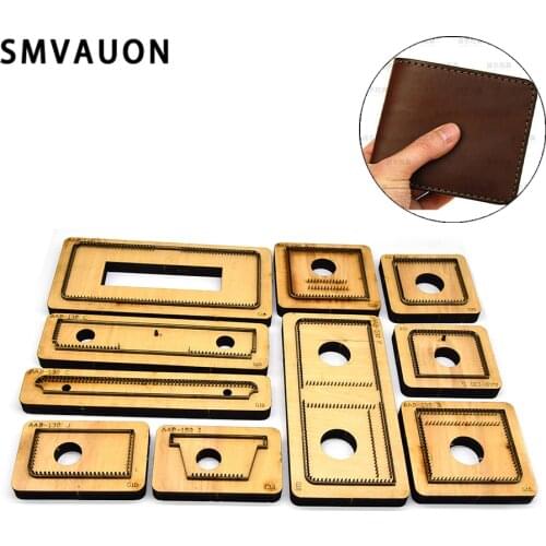 SMVAUON 2020 short fold Wallet cutting die folding wallet hand bag punching steel card bag straight die leather cutting die