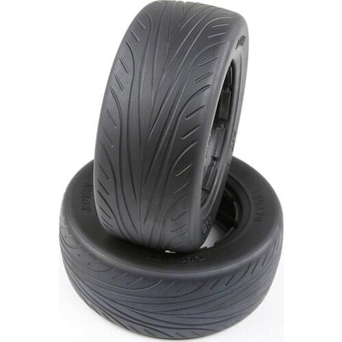 Road Tyres Set Fit for 1/5 Losi 5ive-t Rovan LT King Motor X2 Truck Rc Car Parts