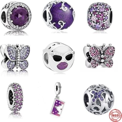 Hot sale 2021 new butterfly stay cool Beads fit Original Pandora Charms Silver 925 Bracelet DIY Women Jewelry accessories