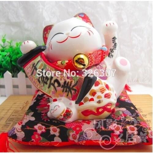 Japan style Plutus cat ceramic furnishing articles piggy bank luck wealth Opening gift in pottery and porcelain thousand guest
