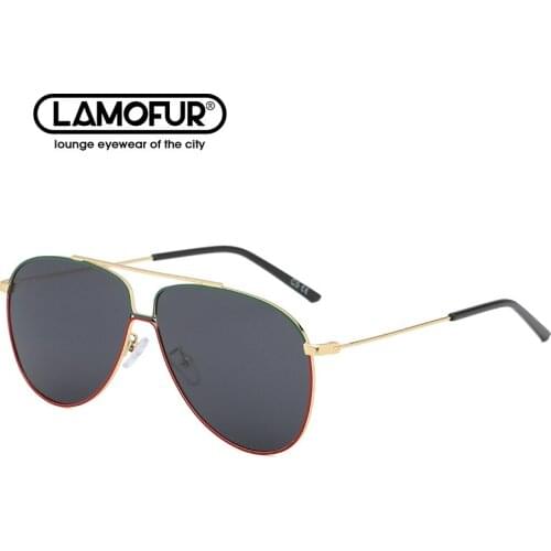 Classic Captain Style Design Metal Double Beam Gradient Sunglasses for Women Driving Shade Glasses for Men 72011