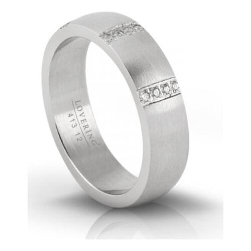 Lvr413 Steel Wedding Ring