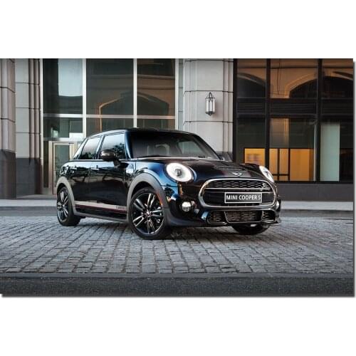 Mini Cooper Car Poster Canvas Painting Decoration Wall Art Picture for Living Room