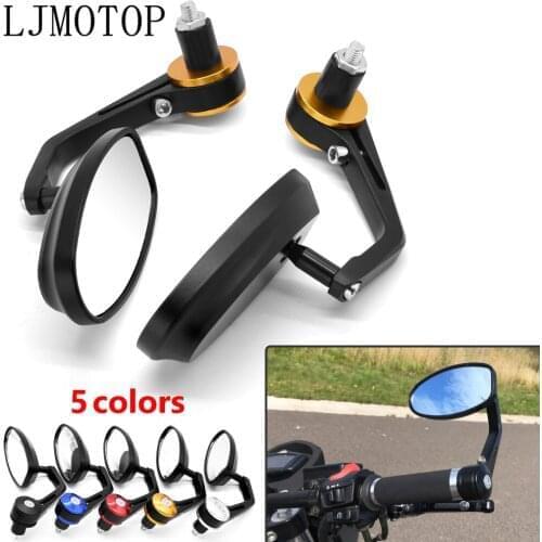CNC Motorcycle Mirror 7/8" Handle Bar End Aluminum Rearview Mirrors For Yamaha Tenere 700 YZF R120 MXT850 Niken GT XTZ700 TENERE