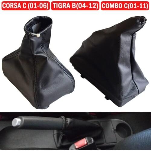 For OPEL CORSA C 2001-06/TIGRA B(04-12) CO/COMBO C 2001-11 Gear Shift Knob Boot Car Anti Slip Parking Handbrake Grips Case