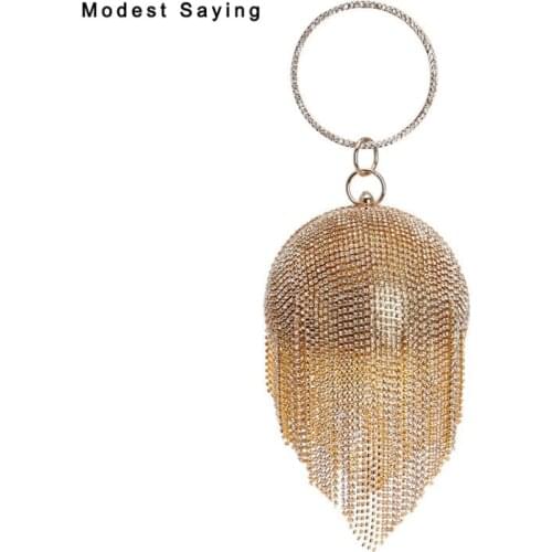 Bling Gold Crystal Wedding Party Handbags 2018 New Fashion Ball Shoulder Bags Prom Evening Purse Clutch Bags Crossbody Bags