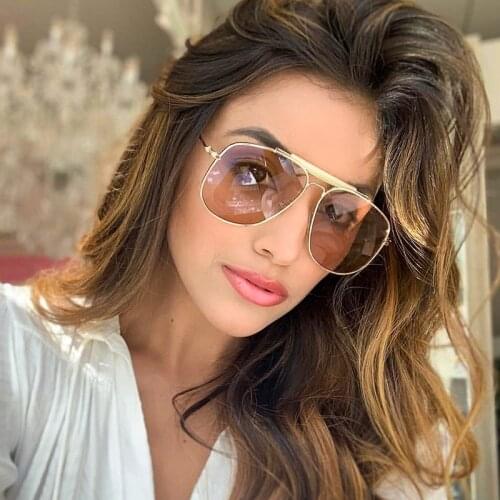 JackJad 2020 Fashion Cool Pilot Style Tint Ocean Lens Sunglasses Women Brand Design Sun Glasses Oculos De Sol With Hood LQ93319