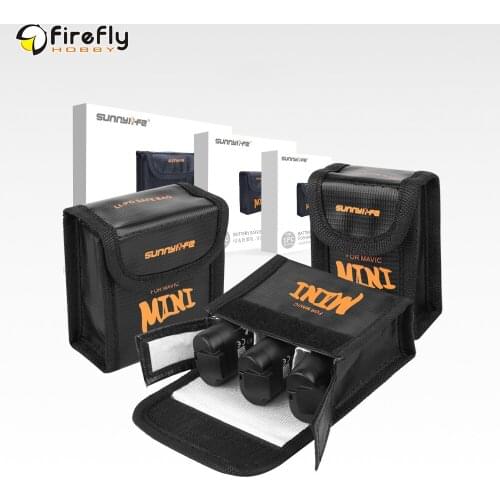 Sunnylife Explosion-proof Battery Protective Storage Bag Safe Bag for Mavic Mini