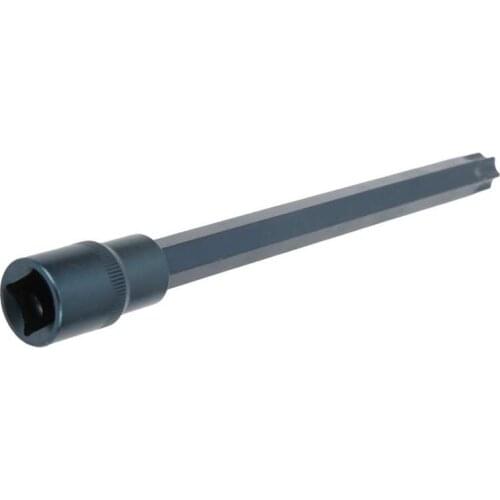 S2 Alloy Steel Socket Bit Star Anti-Rust for Ratchet Wrench Bluing Hand Tools 1/2X200XT60 Industrial Supplies